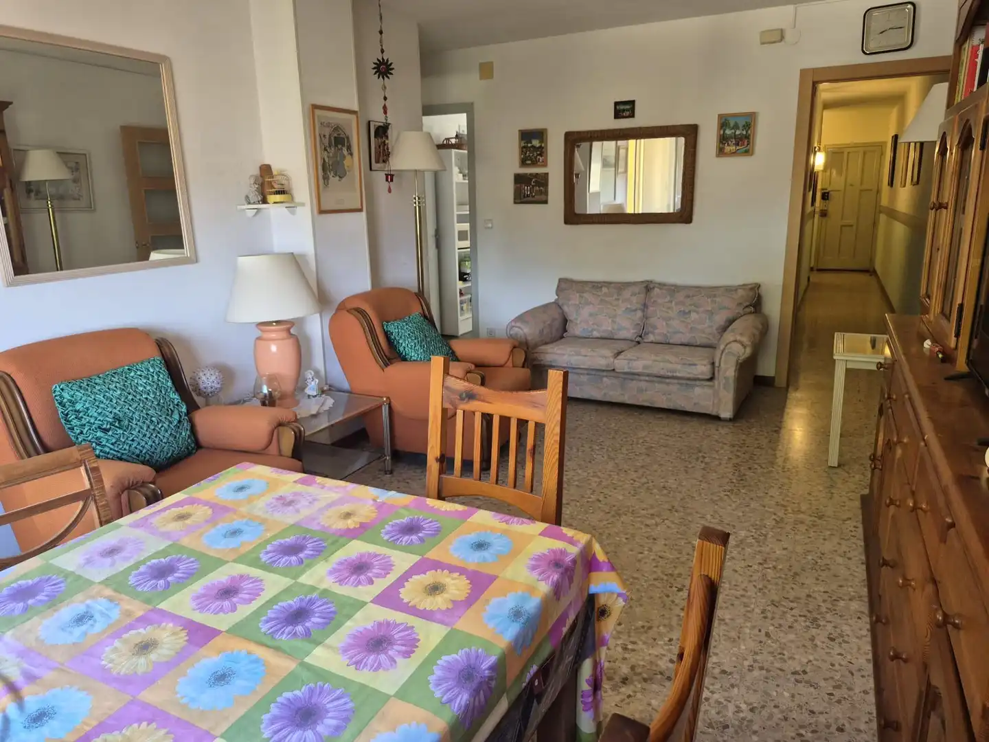 Sala de estar de Piso en venta en Malgrat de Mar con Balcón