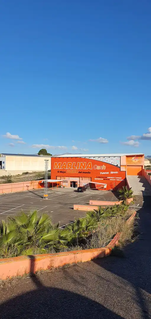 Vista exterior de Nave industrial en venta en Albox