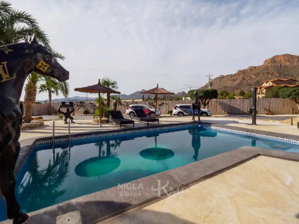 Piscina de Casa o chalet en venta en Pulpí con Aire acondicionado, Jardín privado y Terraza