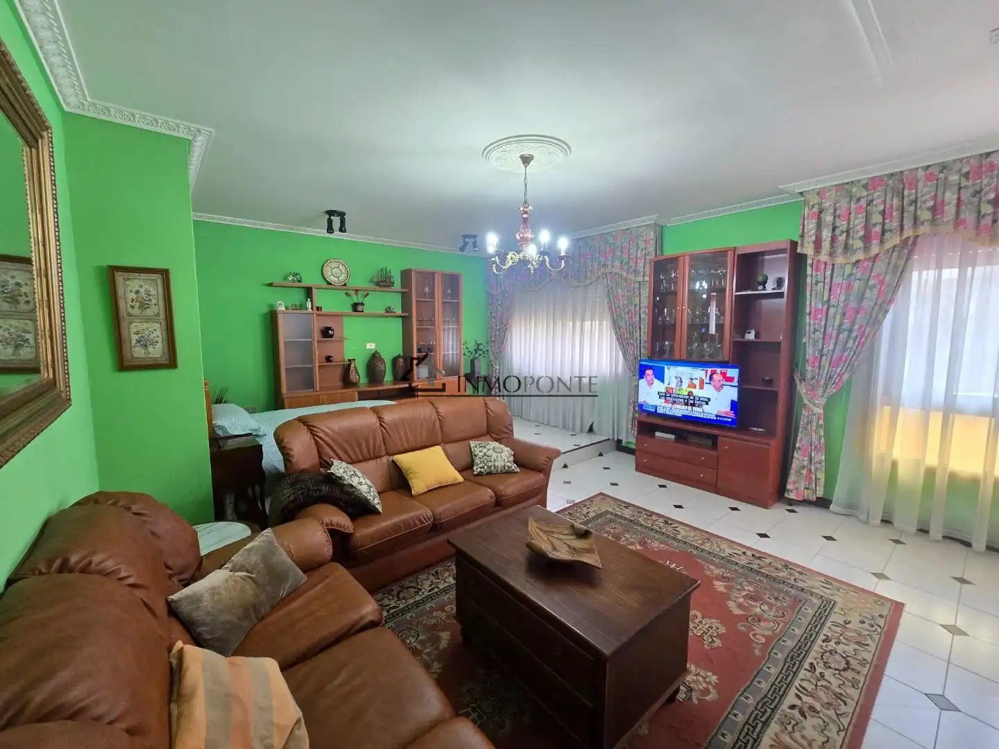 Living room of Houses for sale in Moaña  with Heating, Private garden and Terrace