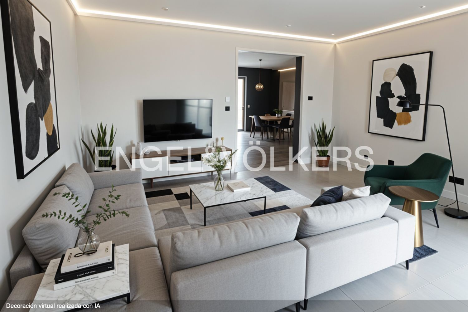 Sala de estar de Casa o chalet en venta en Pilas con Calefacción y Terraza