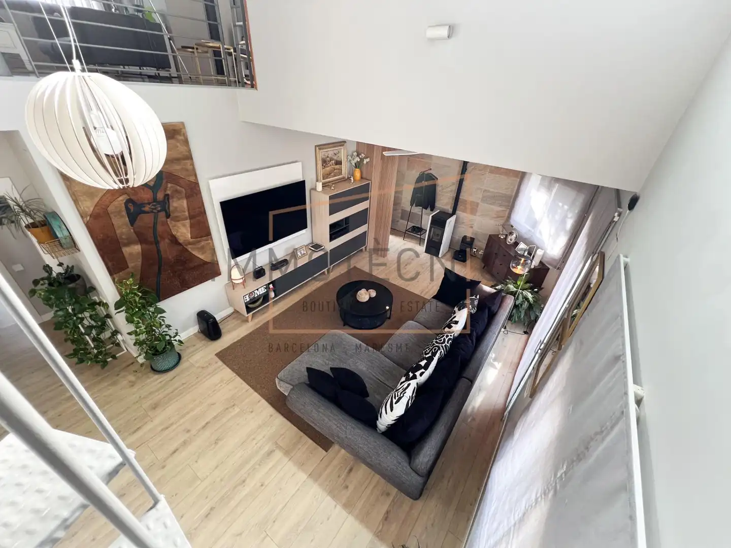 Sala de estar de Casa o chalet en venta en Lliçà d'Amunt con Aire acondicionado, Jardín privado y Terraza