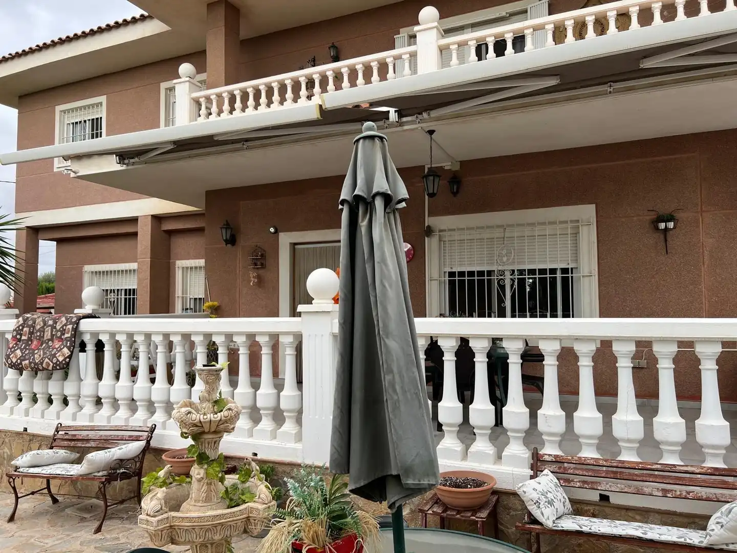 Terrassa de Casa o xalet en venda en Mutxamel amb Aire condicionat, Calefacció i Jardí privat