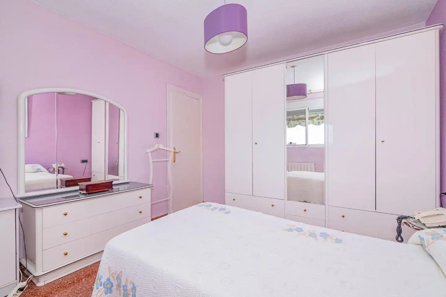 Bedroom of Flat for sale in Granada  with Air Conditioner
