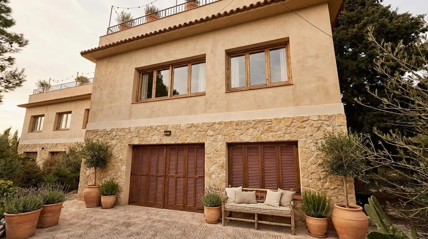 Exterior view of Country homes for sale in Subirats  with Private garden, Storage room and Balcony