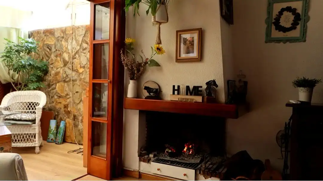 Sala de estar de Casa o chalet en venta en Badajoz con Aire acondicionado, Calefacción y Parquet
