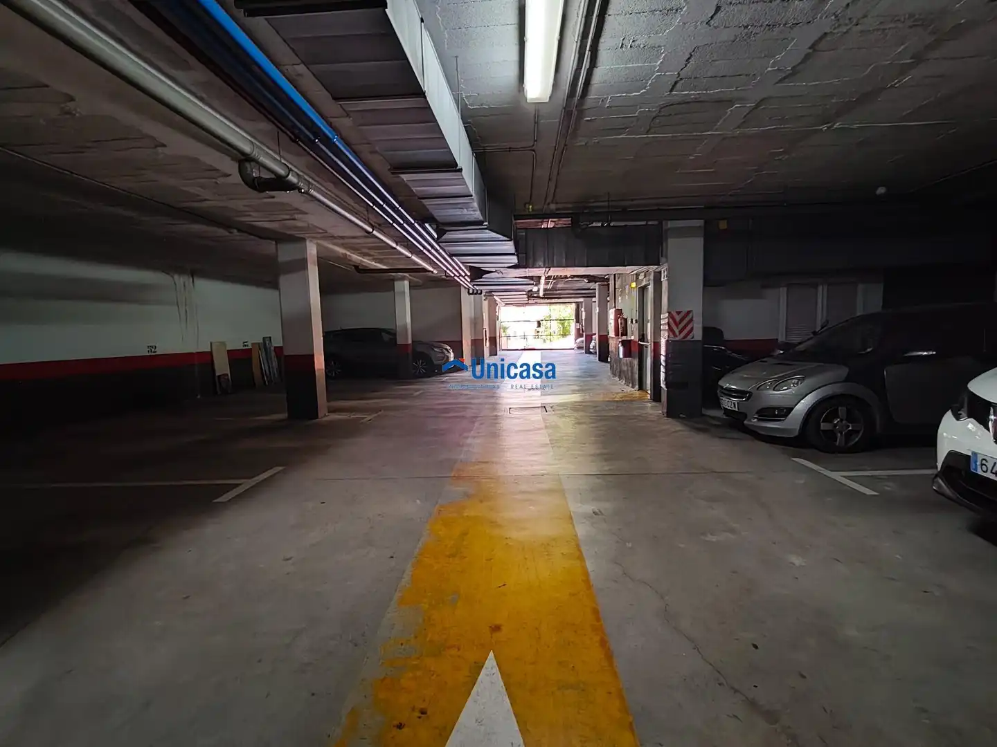Parking of Flat for rent in Málaga  with Air Conditioner, Furnished and Community pool