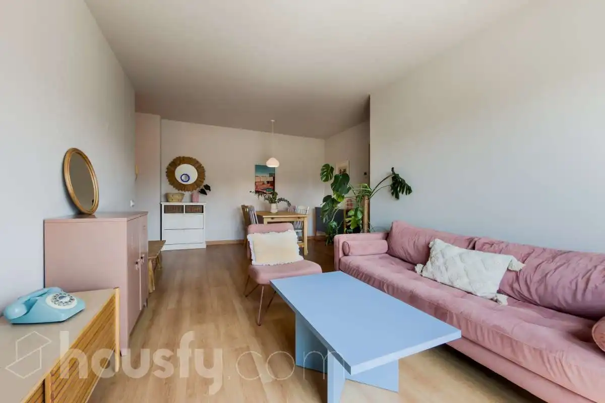 Sala de estar de Piso en venta en Badalona con Aire acondicionado, Calefacción y Terraza