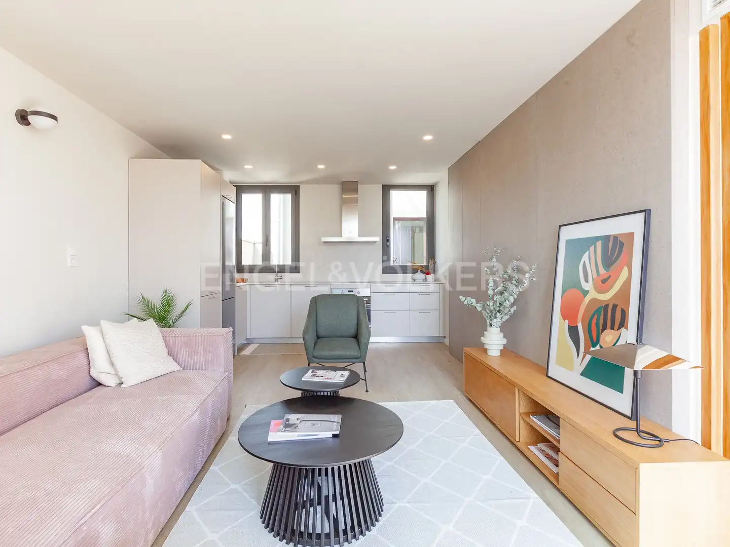 Living room of Attic for sale in Barcelona  with Air Conditioner, Heating and Parquet flooring