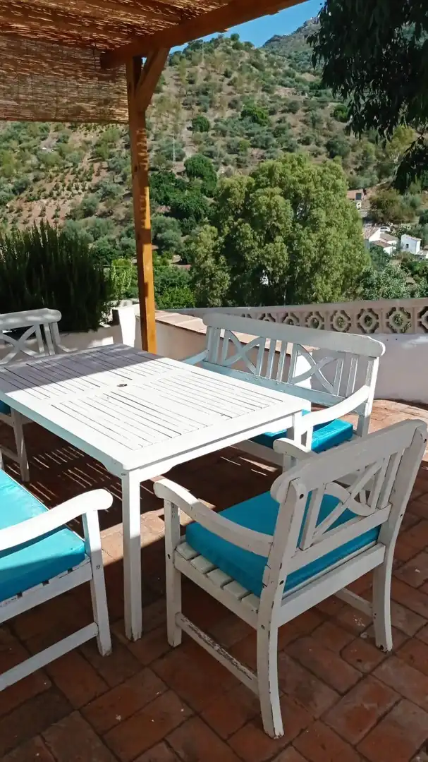 Terraza de Casa o chalet en venta en Comares con Calefacción, Jardín privado y Terraza