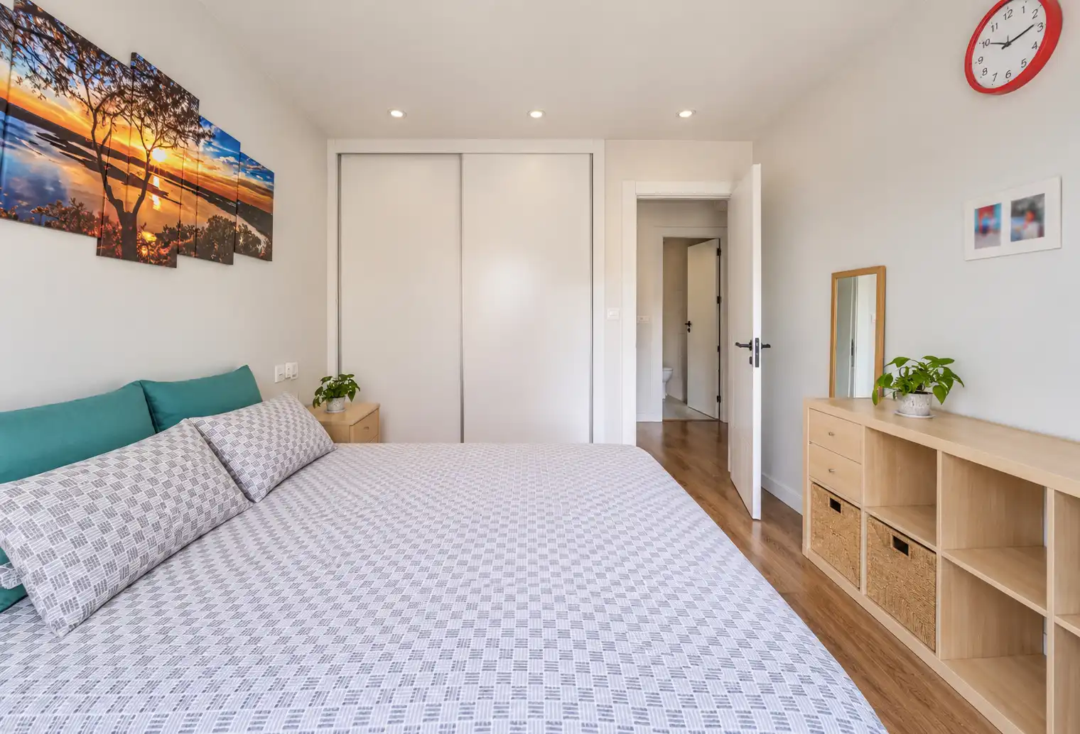 Schlafzimmer von Wohnung zum Verkauf in Murcia mit Klimaanlage, Möbliert und Balkon
