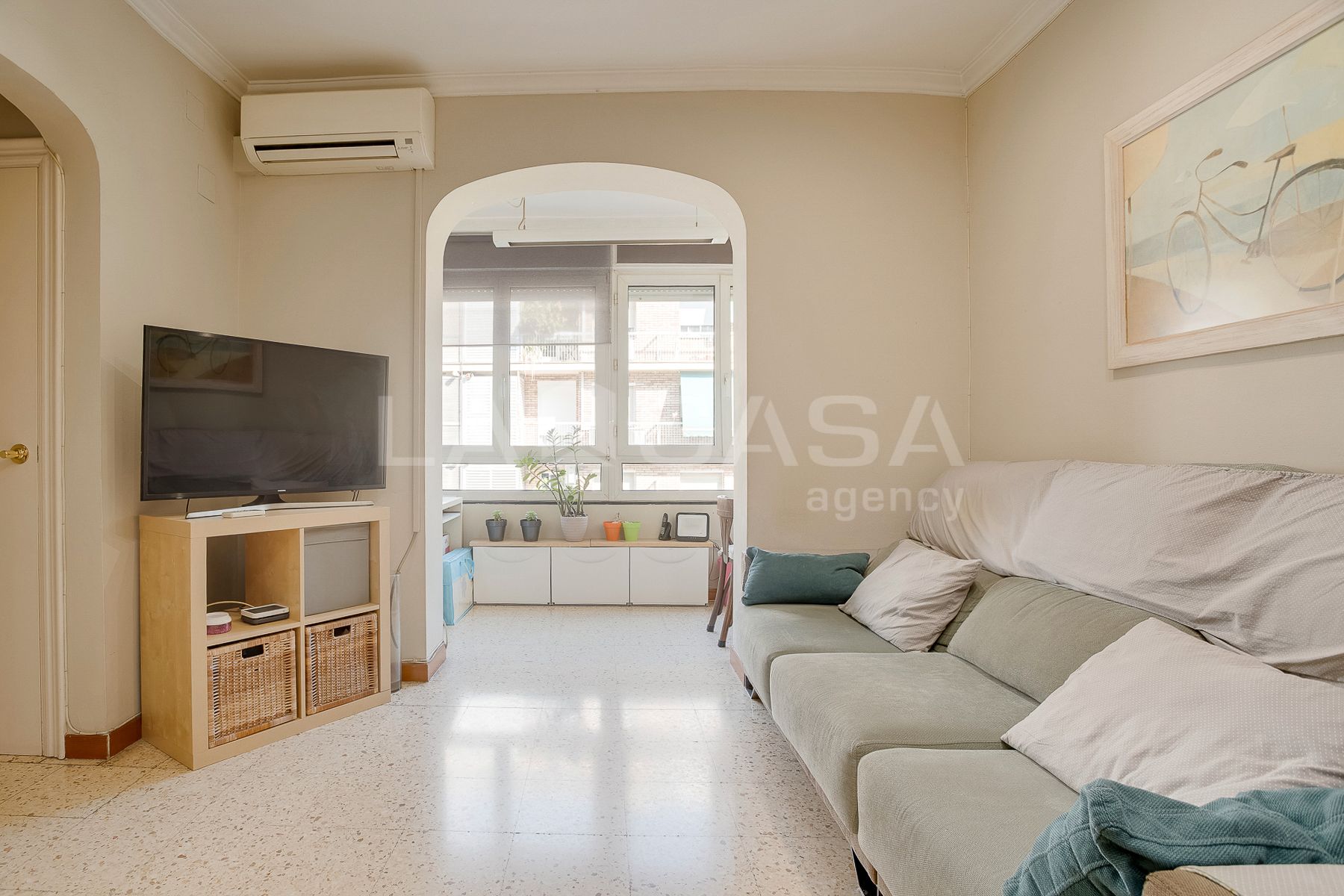 Sala de estar de Piso en venta en  Barcelona Capital con Calefacción