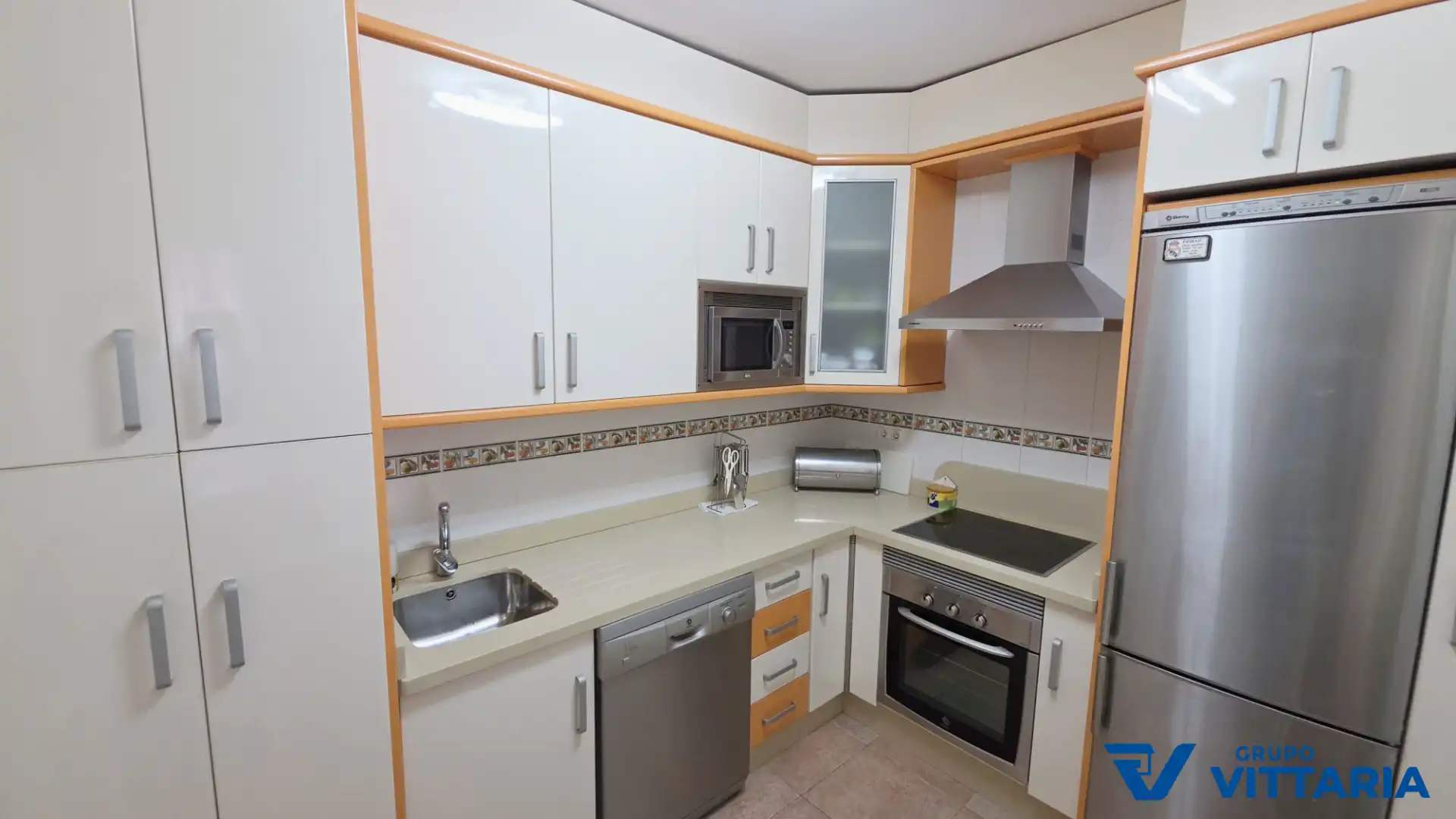 Cocina de Piso en venta en Roquetas de Mar con Aire acondicionado, Terraza y Amueblado