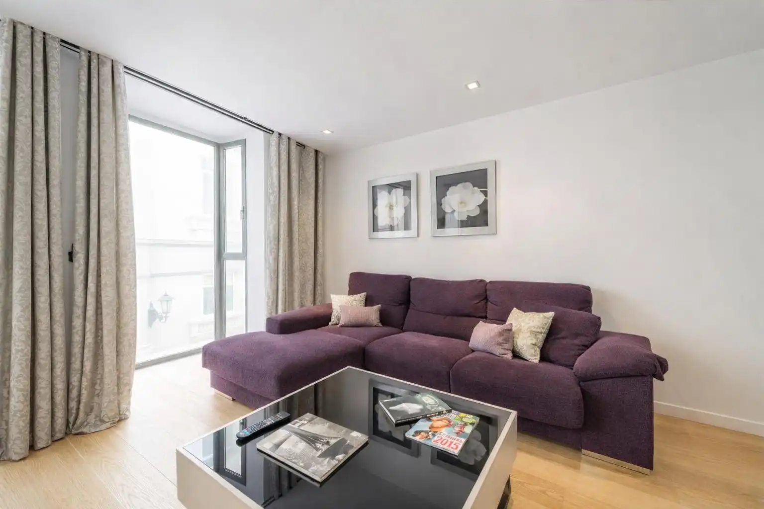 Sala d'estar de Apartament en venda en Alicante / Alacant amb Aire condicionat, Calefacció i Parquet