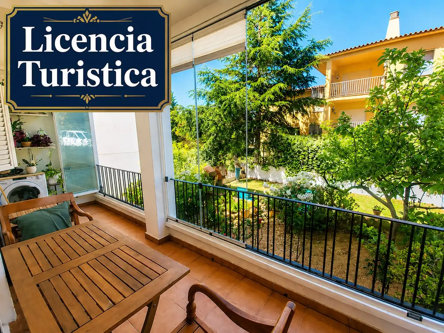 Terrasse von Wohnung zum Verkauf in Palafrugell mit Heizung, Abstellraum und Ofen