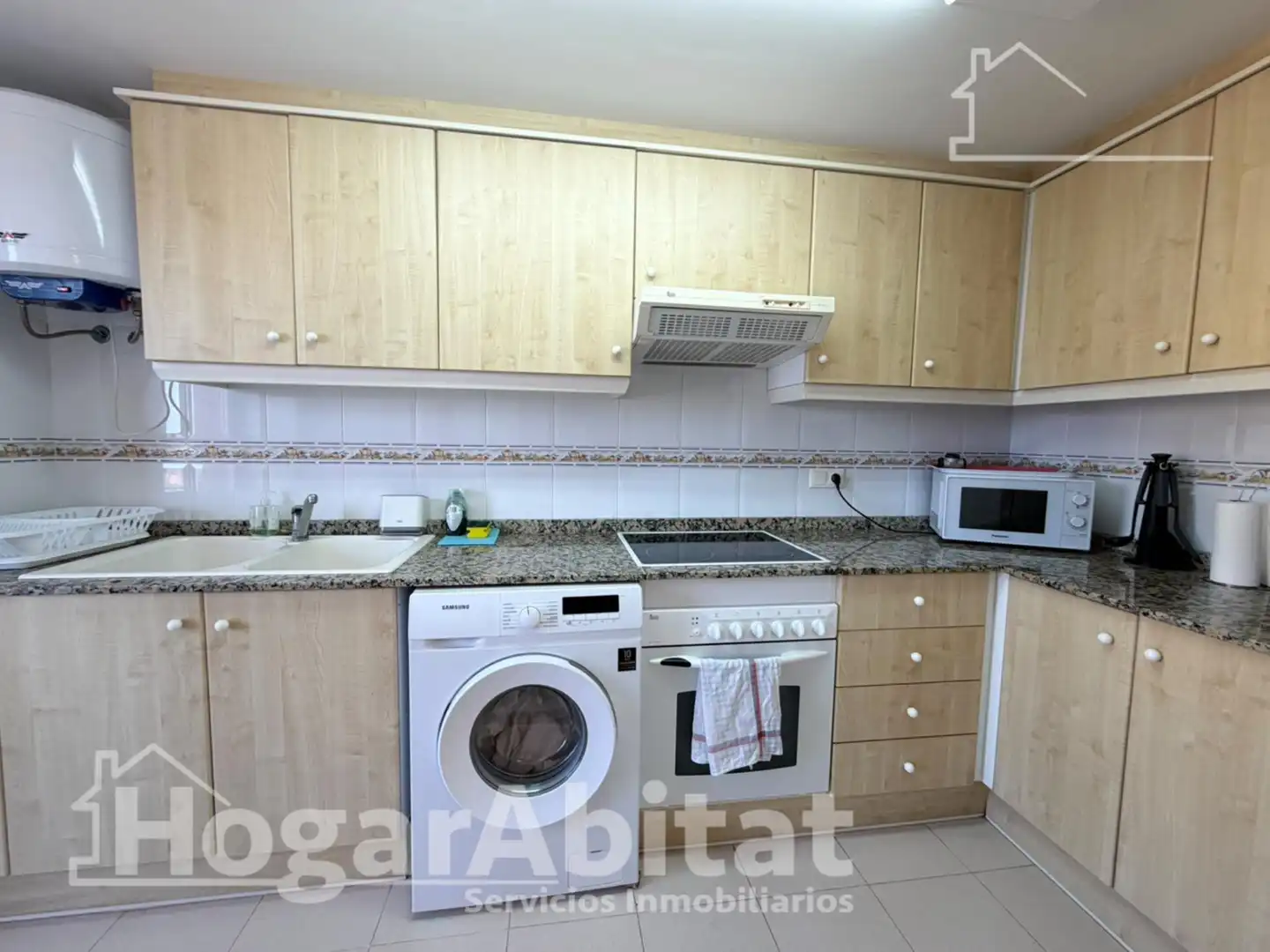 Cuina de Pis en venda en Canet d'En Berenguer amb Aire condicionat, Terrassa i Piscina comunitària
