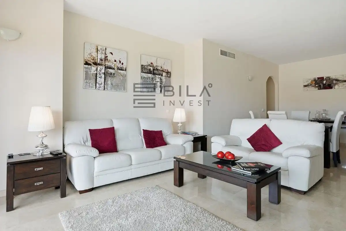 Sala de estar de Piso en venta en Mijas con Aire acondicionado, Terraza y Trastero