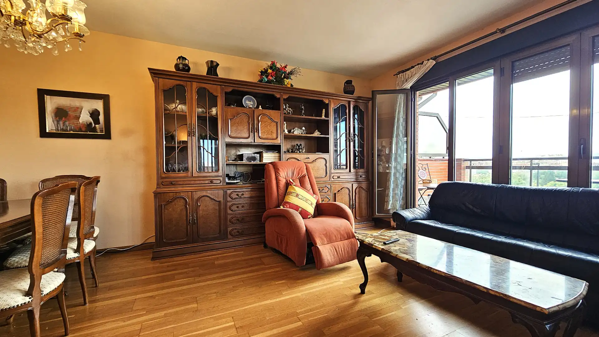 Sala de estar de Piso en venta en Zaragoza con Aire acondicionado, Calefacción y Terraza