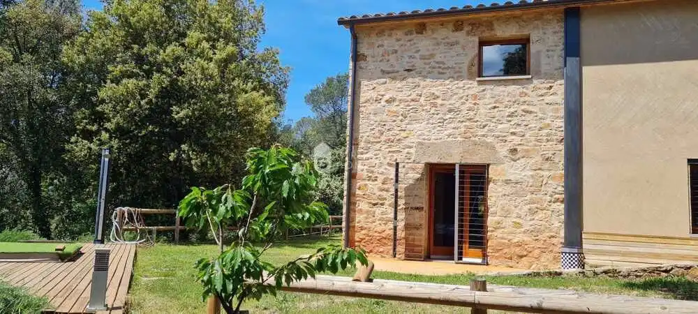 Garden of Country homes for rent in Girona  with Air Conditioner, Heating and Private garden