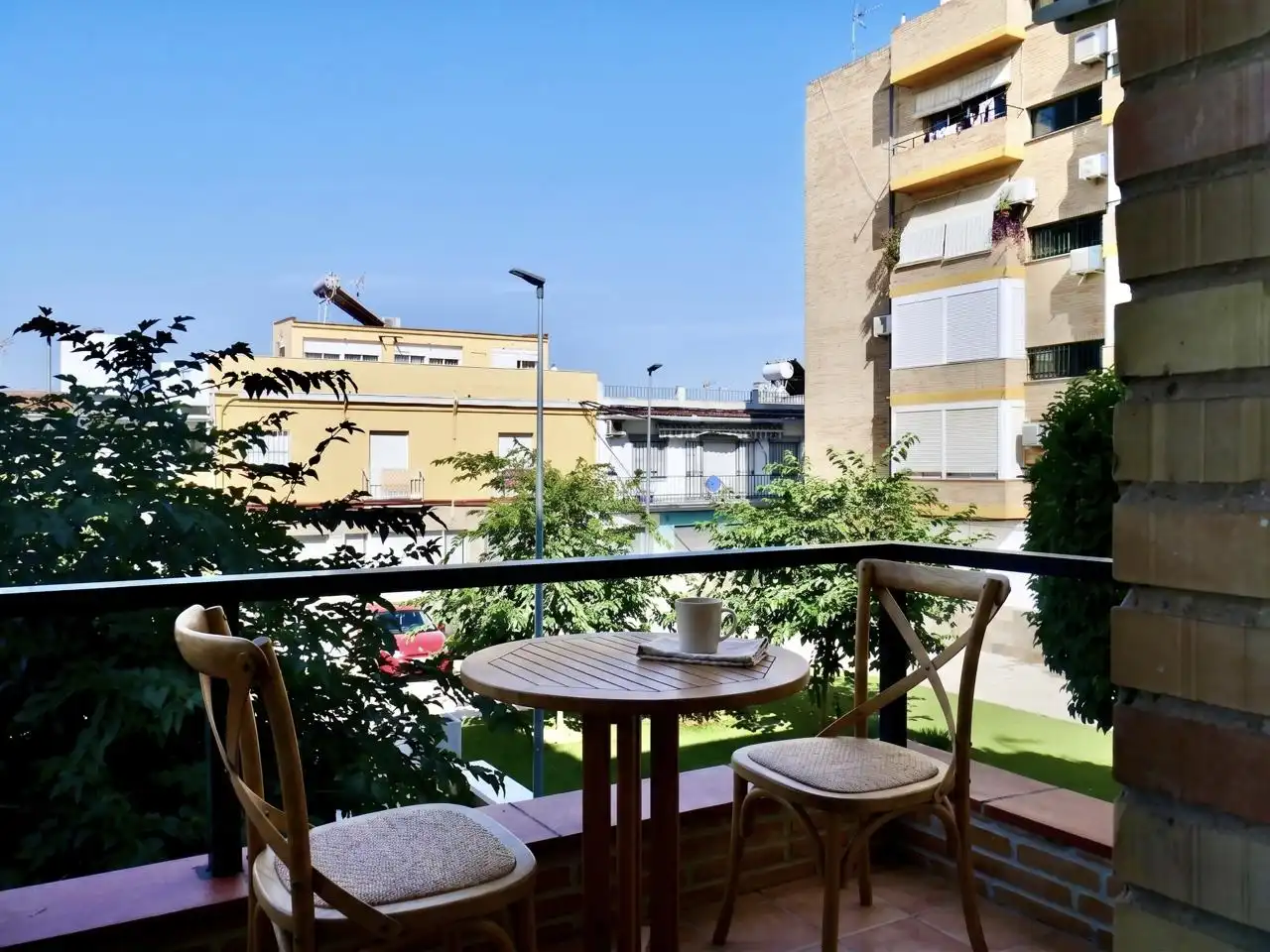 Terrace of Flat for sale in La Rinconada  with Air Conditioner, Parquet flooring and Terrace