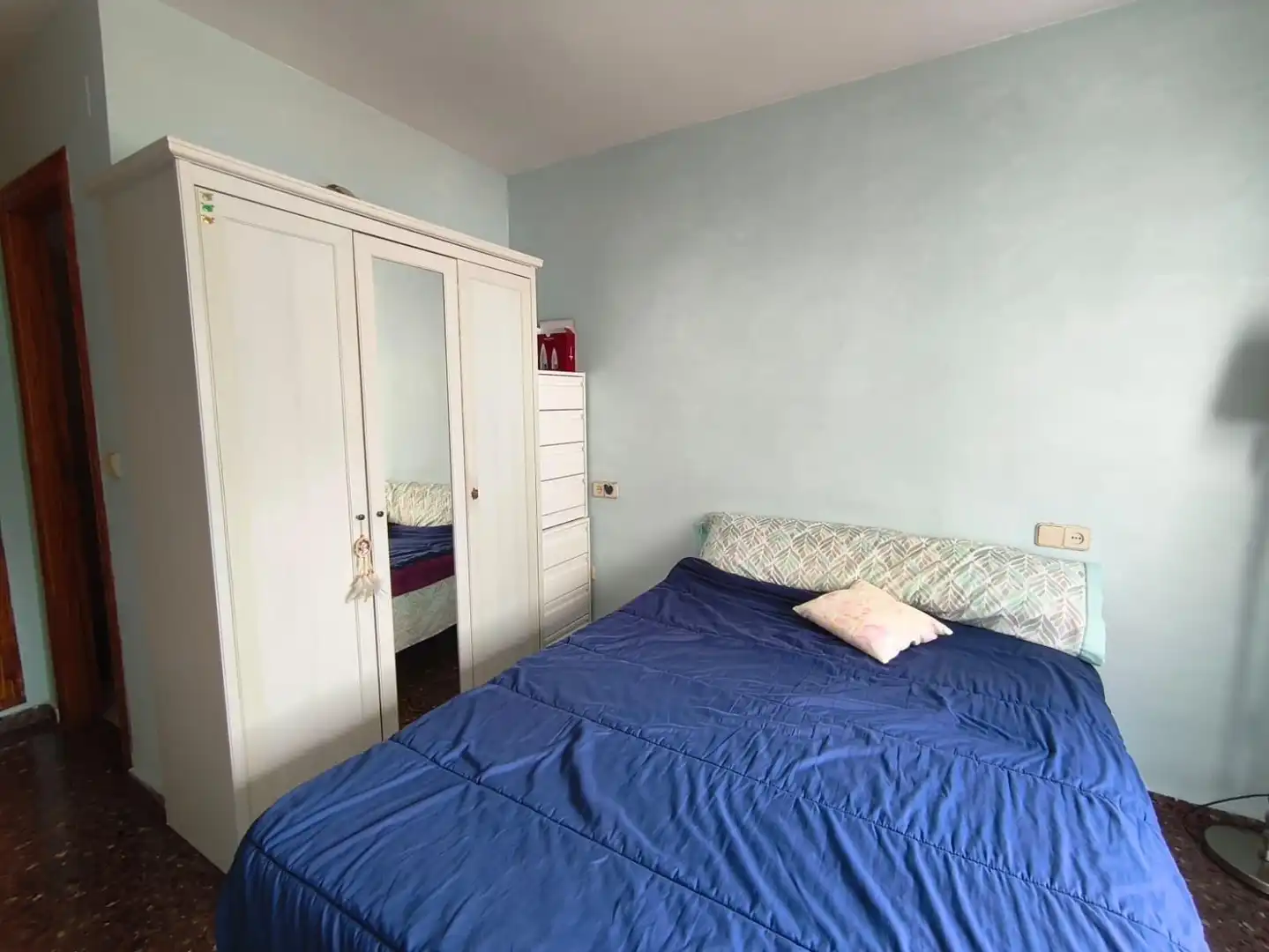 Schlafzimmer von Wohnung zur Miete in Gandia mit Klimaanlage, Möbliert und Balkon