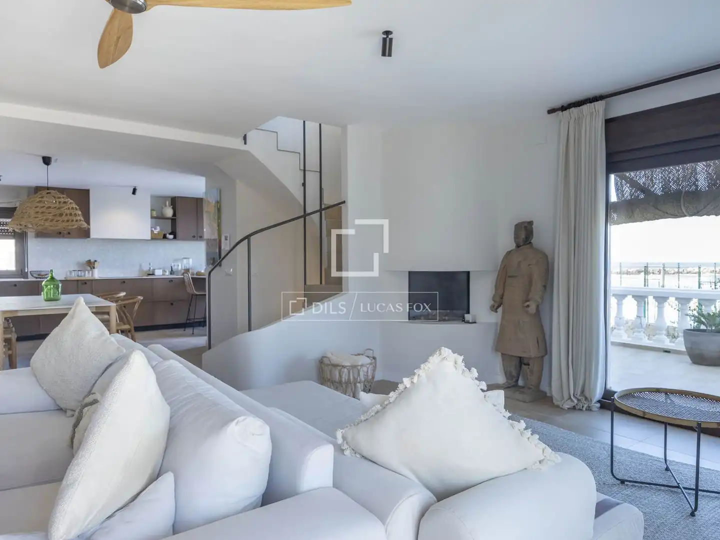 Sala de estar de Casa o chalet en venta en El Puig de Santa Maria con Calefacción, Parquet y Terraza