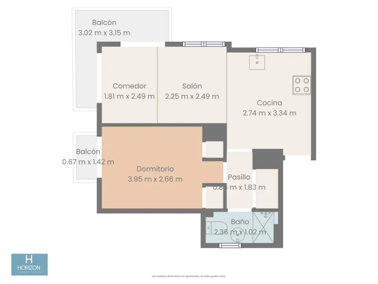 Wohnung zum Verkauf in Barcelona mit Klimaanlage, Heizung und Möbliert