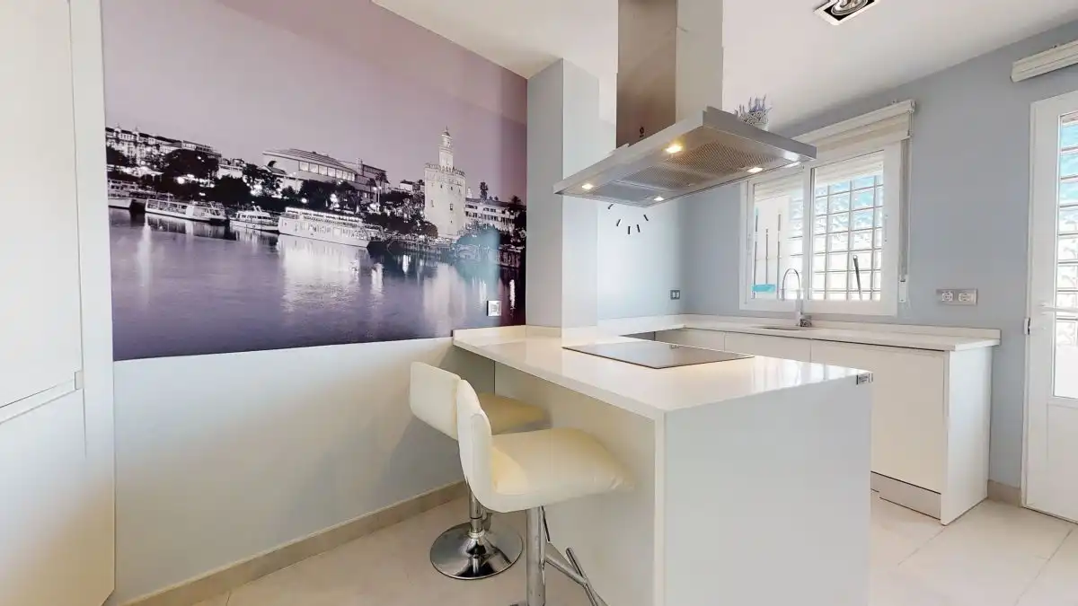 Cocina de Apartamento en venta en Villafranca de los Barros con Aire acondicionado, Trastero y Balcón