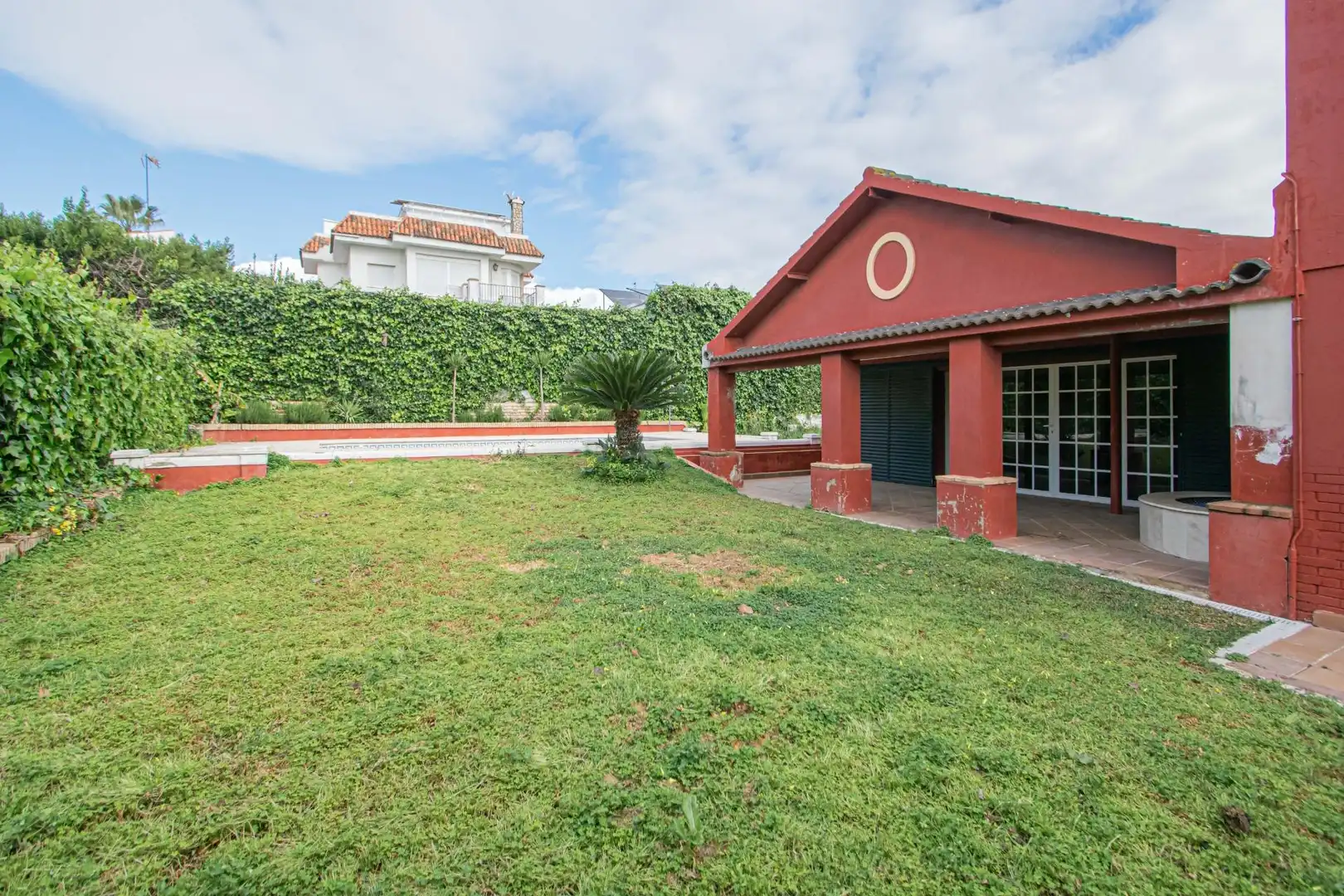 Jardí de Casa o xalet en venda en Tomares amb Jardí privat, Terrassa i Piscina
