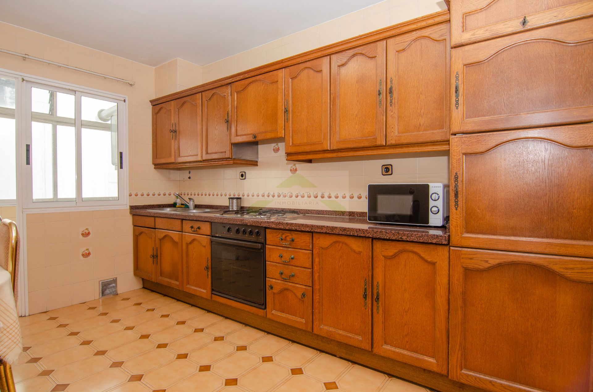 Kitchen of Flat to rent in A Coruña Capital   with Furnished, Oven and Washing machine