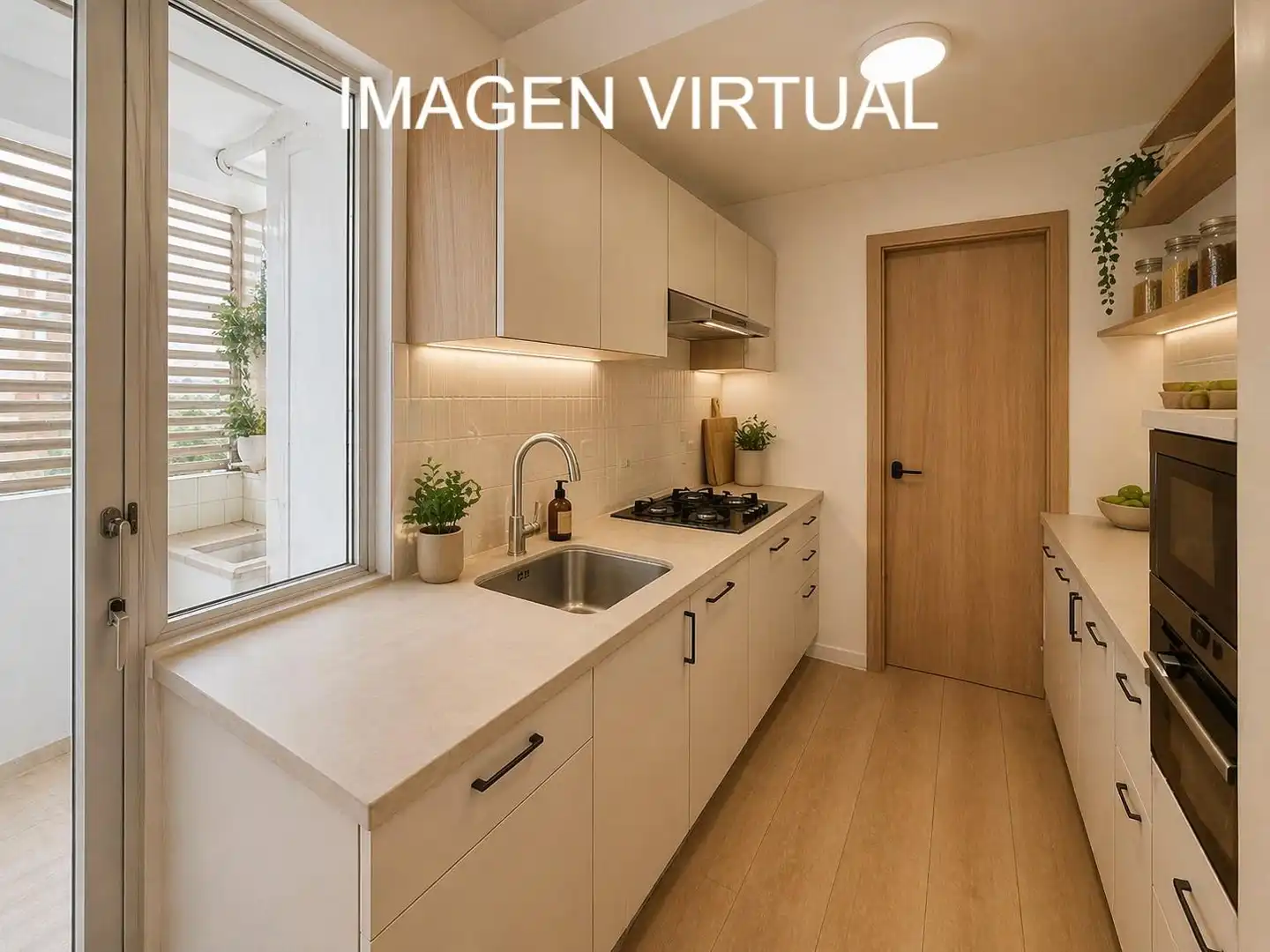 Cocina de Piso en venta en Valencia con Trastero y Balcón