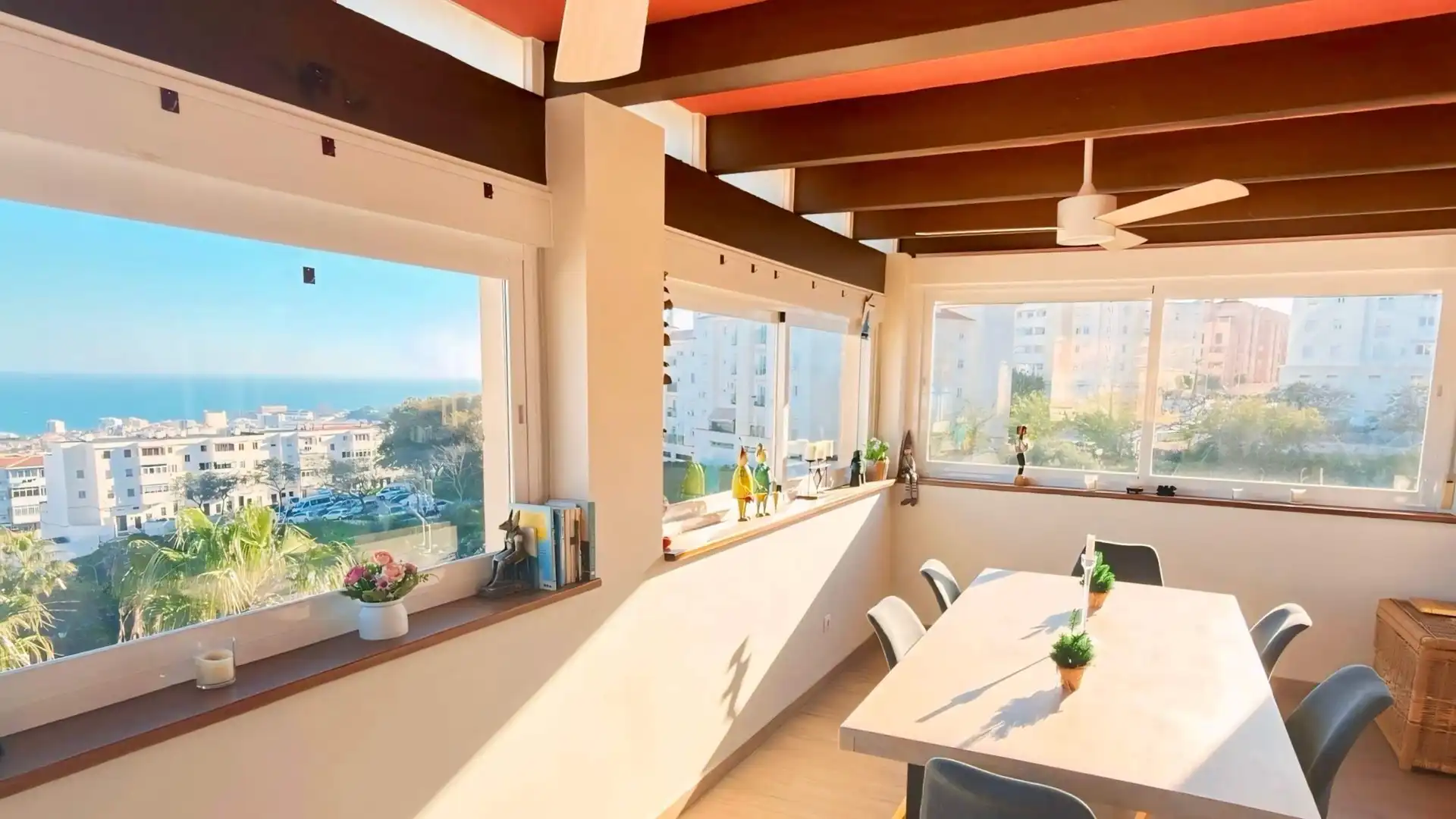 Dining room of Attic for sale in Benalmádena  with Air Conditioner, Private garden and Terrace