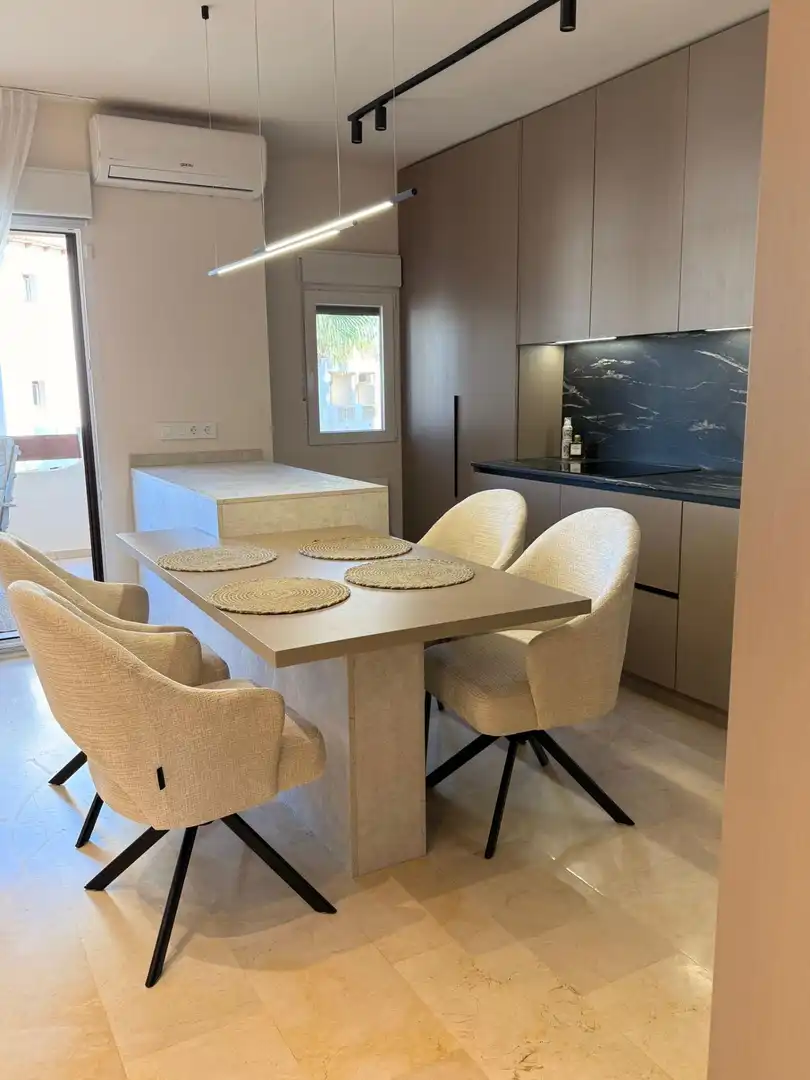 Menjador de Apartament en venda en Orihuela amb Aire condicionat, Jardí privat i Terrassa