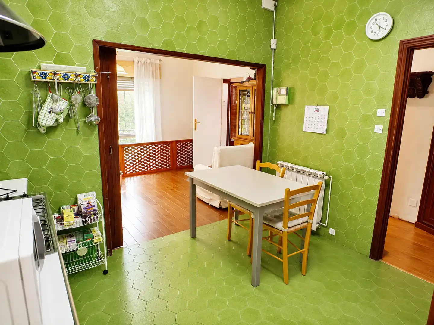 Comedor de Casa o chalet en venta en Madrid con Calefacción, Jardín privado y Parquet