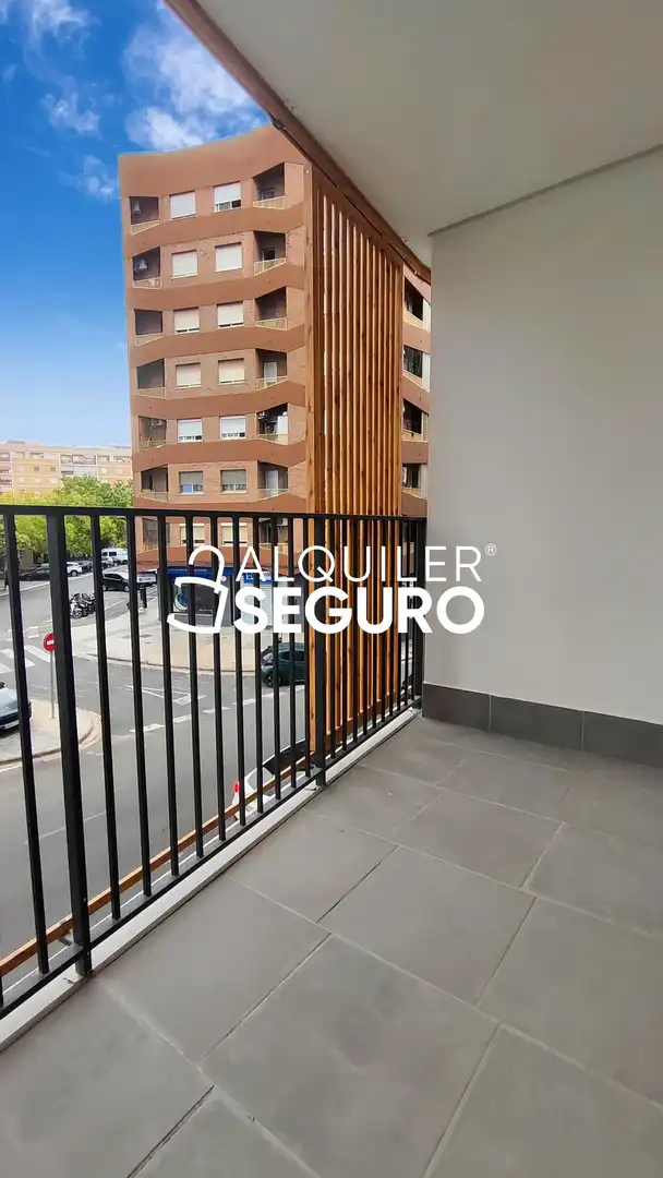 Balcony of Flat for rent in Simat de la Valldigna  with Air Conditioner, Heating and Terrace