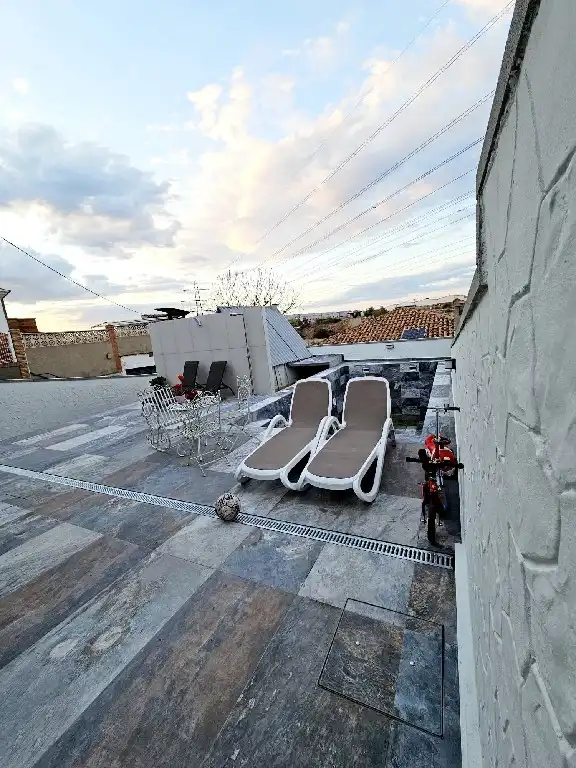 Terrassa de Casa o xalet en venda en Almazora / Almassora amb Calefacció, Parquet i Terrassa