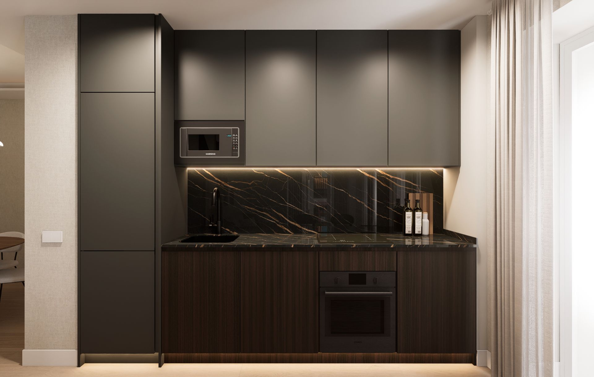 Cocina de Piso en venta en  Madrid Capital con Aire acondicionado, Calefacción y Amueblado