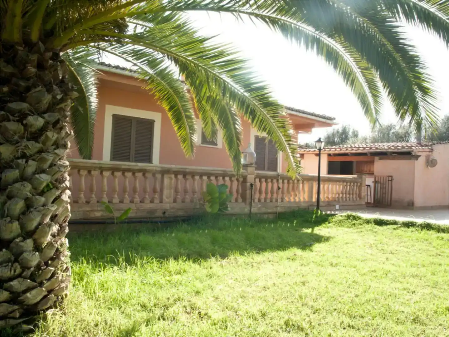 Vista exterior de Finca rústica en venda en  Palma de Mallorca amb Aire condicionat i Piscina