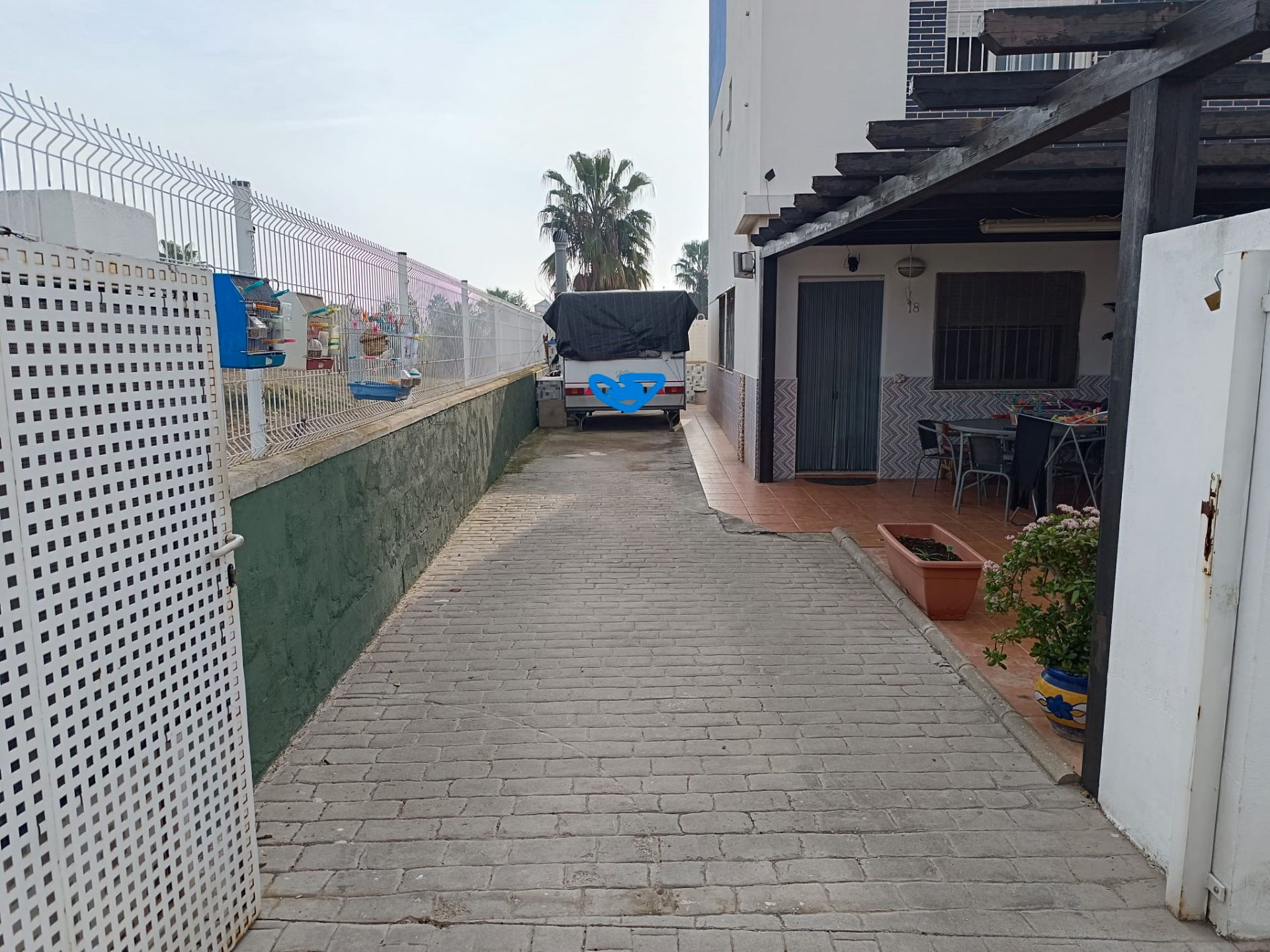 Parking of Single-family semi-detached for sale in Almazora / Almassora  with Air Conditioner, Terrace and Community pool
