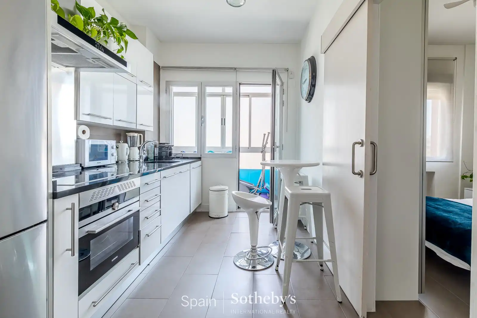 Cocina de Apartamento en venta en Madrid