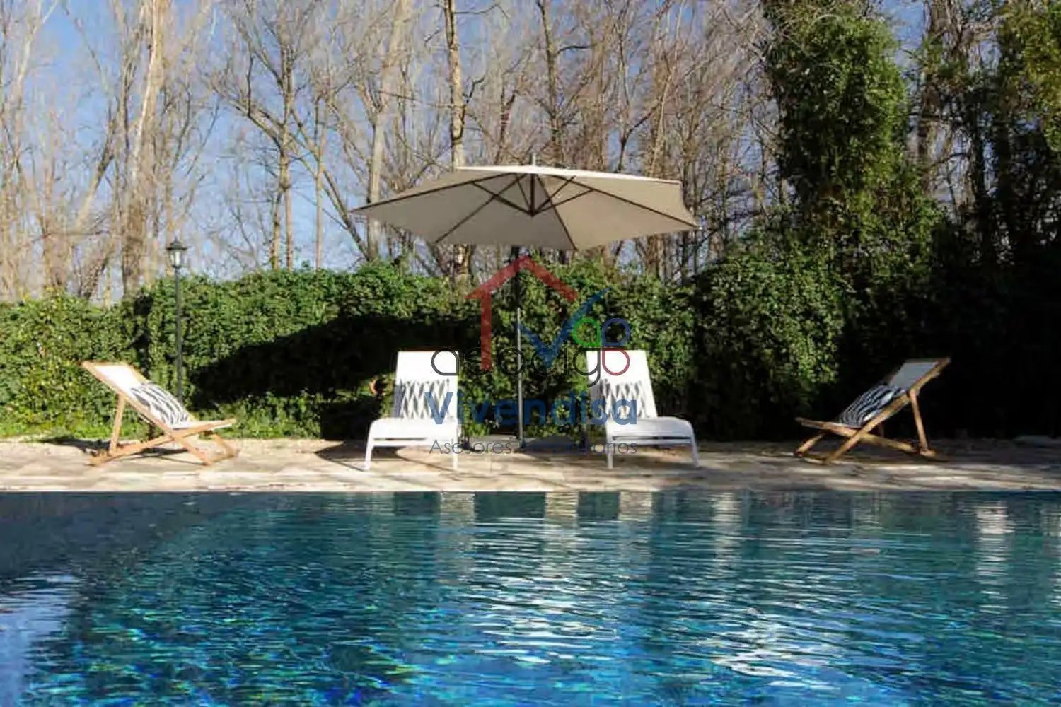 Piscina de Casa o chalet en venta en Heras de Ayuso con Jardín privado, Terraza y Piscina