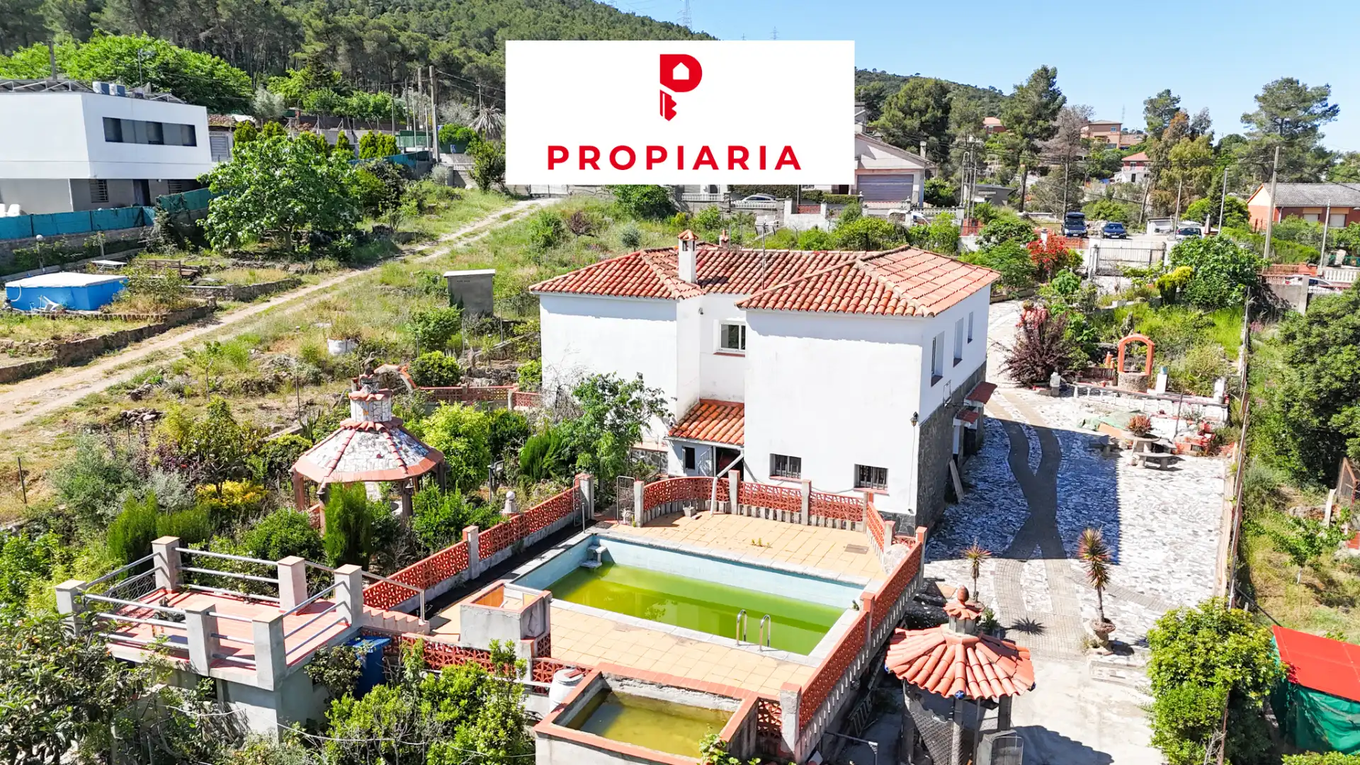 Vista exterior de Casa o chalet en venta en Vallirana con Calefacción, Jardín privado y Terraza