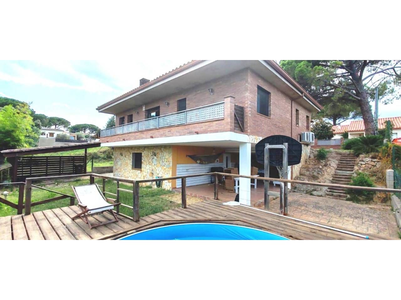 Garden of House or chalet for sale in Santa Coloma de Farners  with Air Conditioner, Heating and Private garden