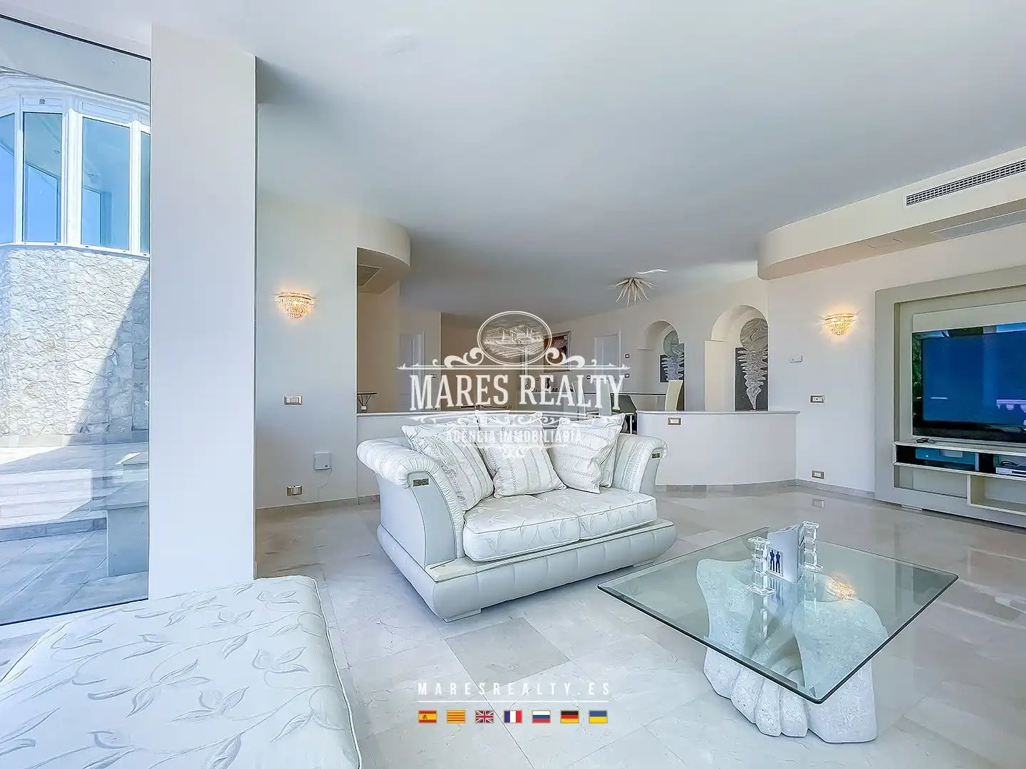 Sala d'estar de Casa o xalet en venda en Lloret de Mar amb Aire condicionat, Calefacció i Jardí privat