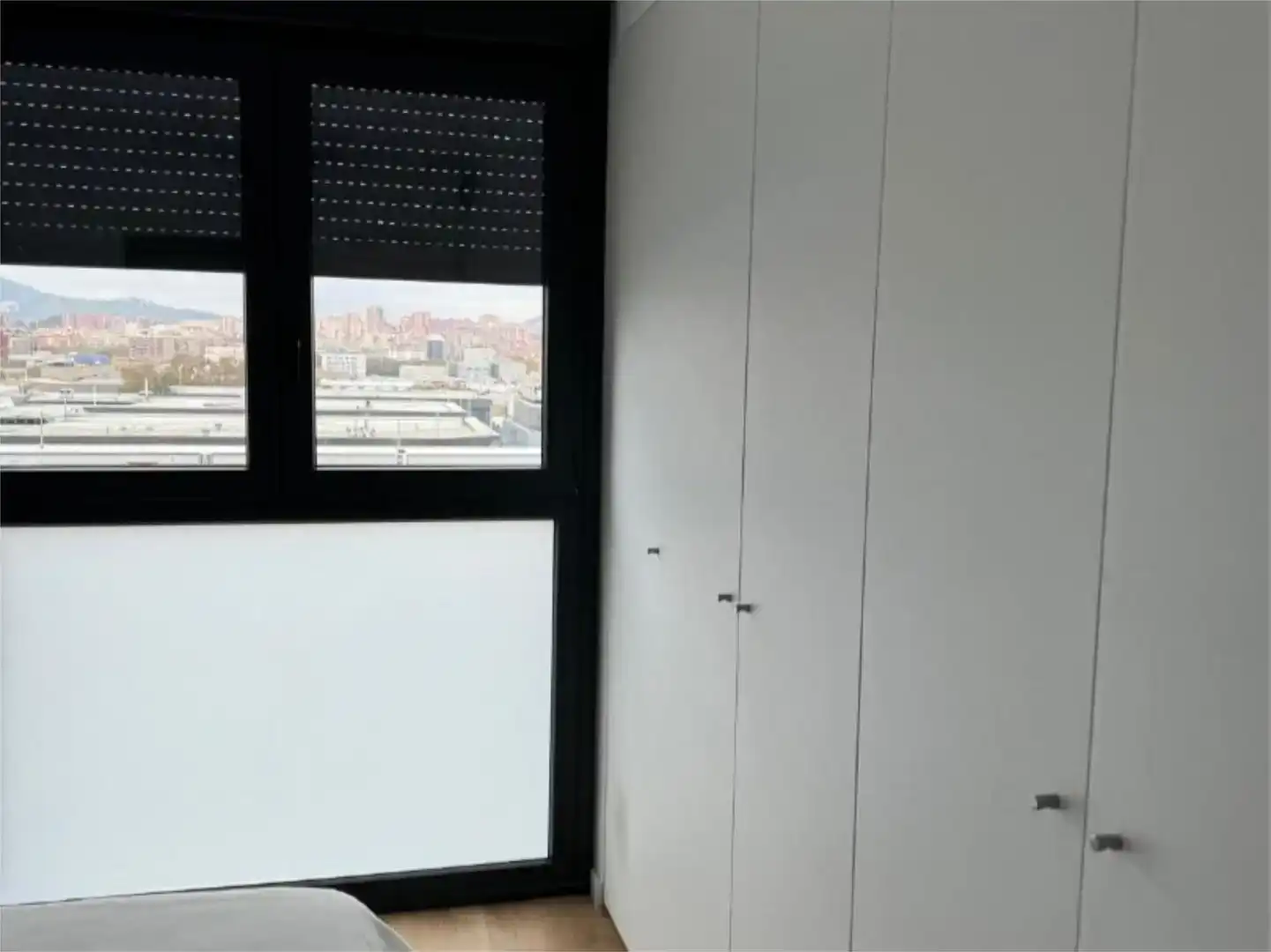 Bedroom of Flat for sale in Badalona  with Air Conditioner, Swimming Pool and Balcony