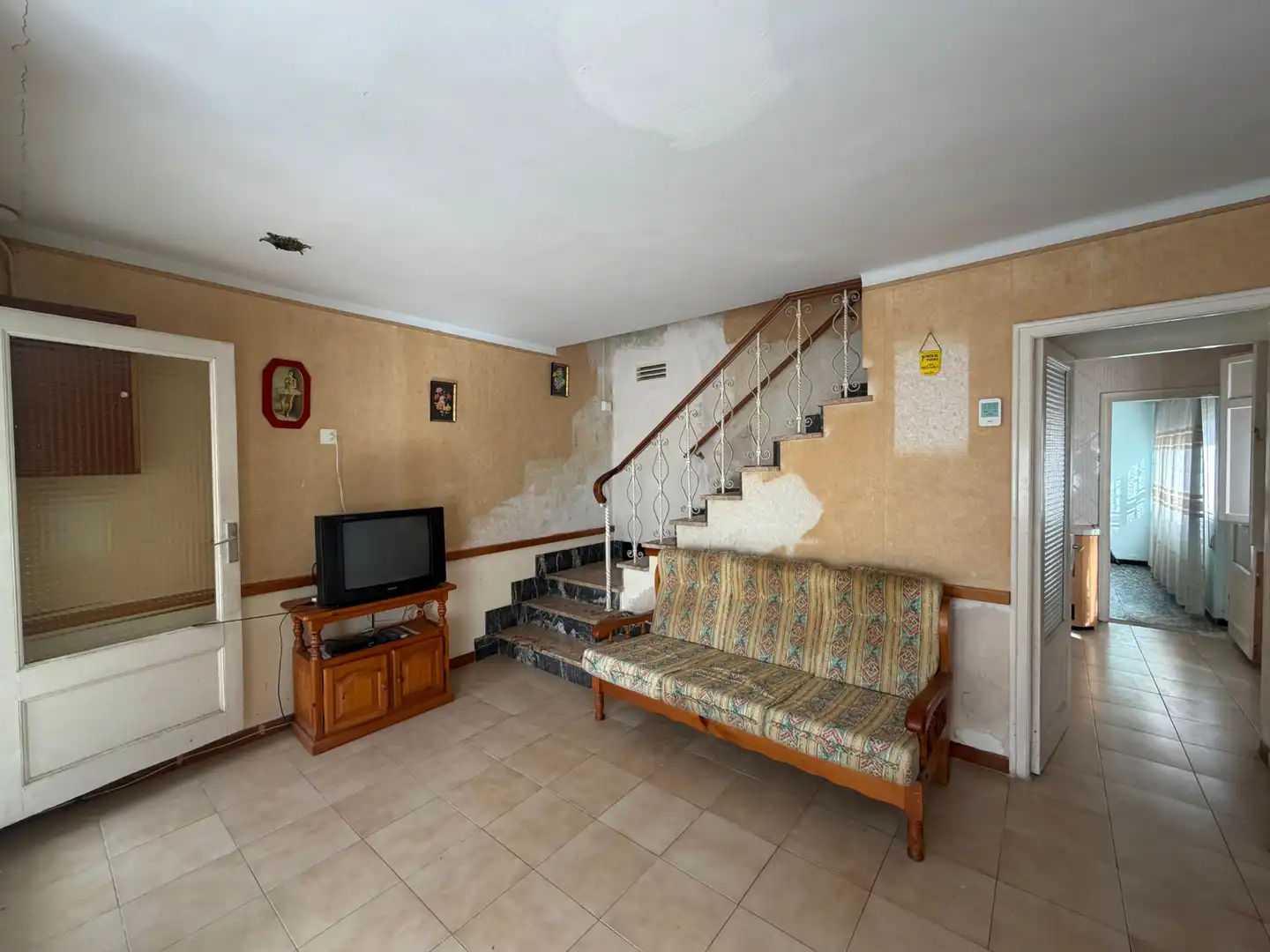 Sala de estar de Casa adosada en venta en Cambrils con Terraza, Amueblado y Horno