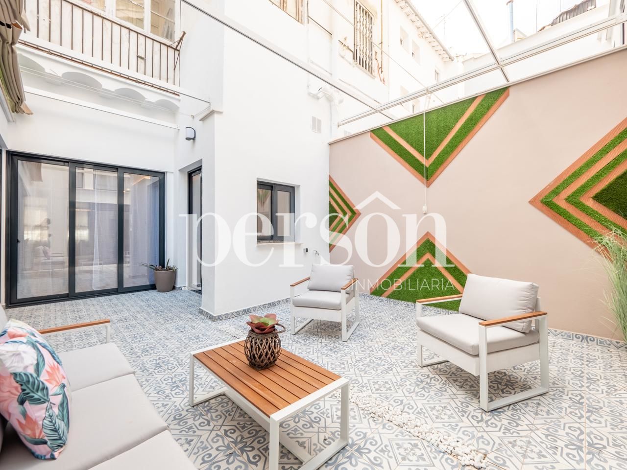 Terrassa de Planta baixa en venda en  Valencia Capital amb Aire condicionat, Terrassa i Moblat