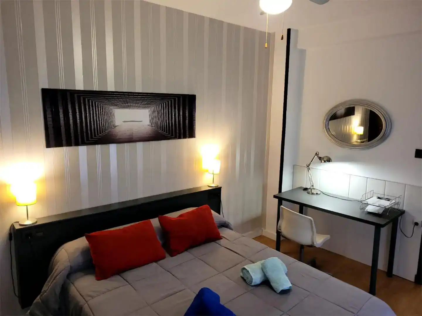 Schlafzimmer von Wohnung zur Miete in  Murcia Capital mit Klimaanlage