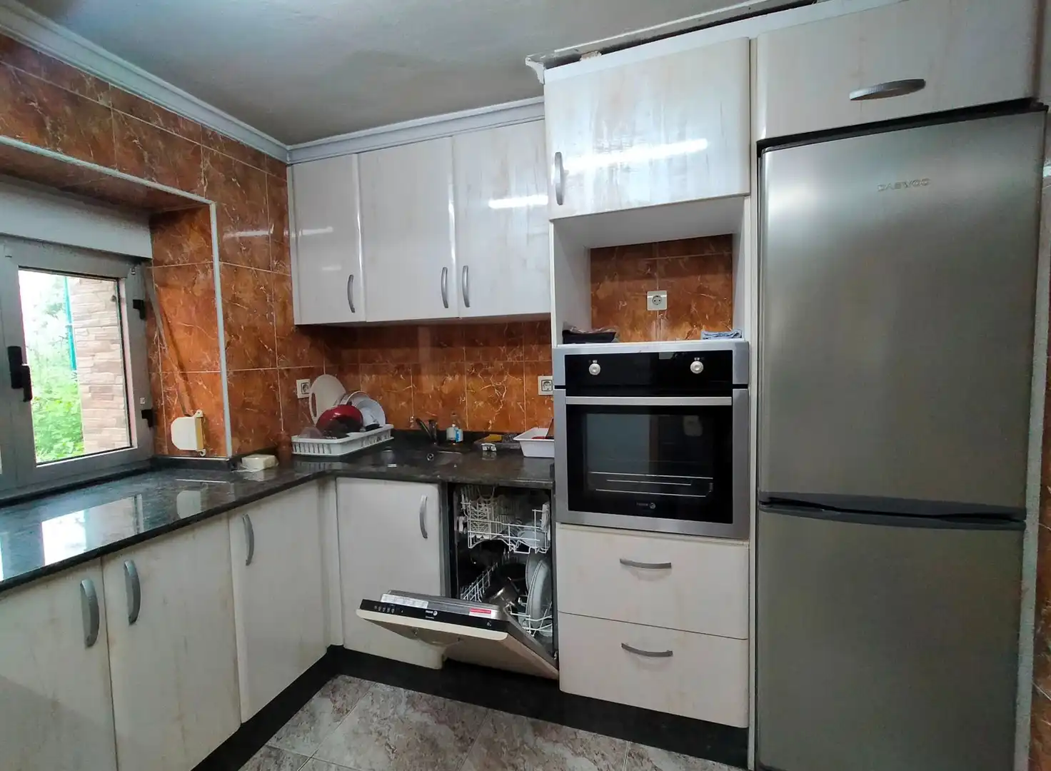 Cocina de Finca rústica en venta en Pravia con Jardín privado