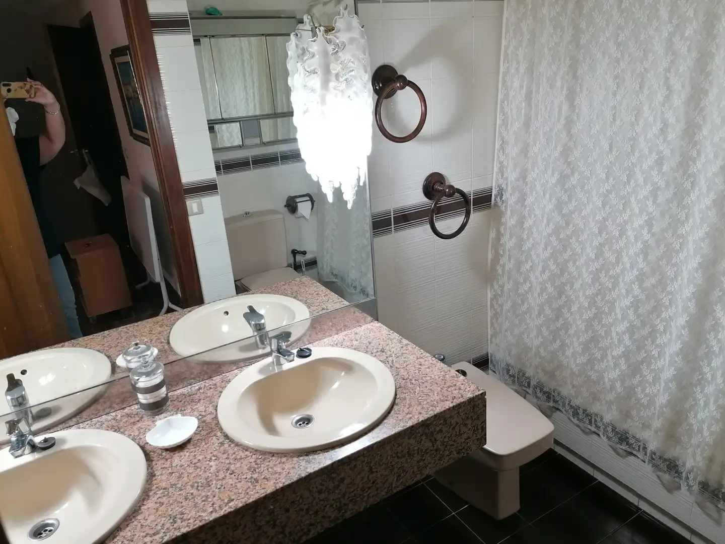 Baño de Apartamento de alquiler en Calafell con Terraza, Amueblado y Horno